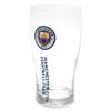 Manchester City FC Tulip Pint Glass (One Size) (Clear/Blue) view 2