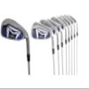 AGXGOLF Men's Stiff Flex, Regular Length Same Length Tour Irons Set, True Temper Score LT Steel Shafts; AGXGOLF One Swing 4-9 Irons + Pitching Wedge + Bonus Sand Wedge, Right Hand USA Built view 1
