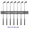 AGXGOLF Men's Stiff Flex, Regular Length Same Length Tour Irons Set, True Temper Score LT Steel Shafts; AGXGOLF One Swing 4-9 Irons + Pitching Wedge + Bonus Sand Wedge, Right Hand USA Built view 2