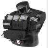 KRYDEX Chest Rig with 5.56/7.62 Magazine Holder,Wing Pouches,Dangler Pouch,Hook and Loop Panel (Black) view 4