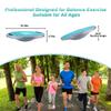 NALANDA Wobble Balance Board, Core Trainer for Balance Training and Exercising, Healthy Material Non-Skid TPE Bump Surface, Stability Board for Kids and Adults view 2