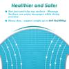 NALANDA Wobble Balance Board, Core Trainer for Balance Training and Exercising, Healthy Material Non-Skid TPE Bump Surface, Stability Board for Kids and Adults view 3