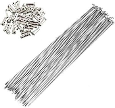 SENQI Bicycle Steel/Stainless Steel Spokes 80mm-297mm with Copper Cap 36pcs