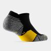 WANDER Men's Athletic Running Socks 7 Pairs Thick Quarter Cushion Ankle Socks for Men Sport Low Cut (7 Pairs Black Yellow,Size:6-9) view 4