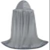Dreamture Unisex Full Length Hooded Robe Cloak Long Velvet Cape Cosplay Costume view 2