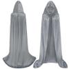 Dreamture Unisex Full Length Hooded Robe Cloak Long Velvet Cape Cosplay Costume view 3