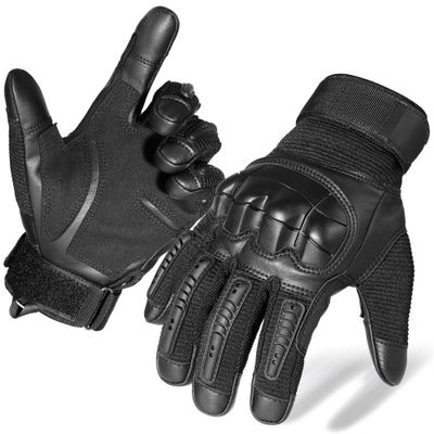 AXBXCX Touchscreen Motorcycle Tactical Gloves for Men for Airsoft Paintball Cycling Motorbike ATV Hiking Riding Work Outdoor Sport Men Gloves Black M