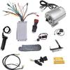 TDPRO Set of 48V 1800W Brushless Electric Motor Controller Throttle Pedal Wiring Harness Chain Ignition Key for Go Kart Scooter E-Bike Motorized Bicycle ATV Mini Bike view 1