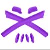Vonxyz Rubber Kits Replacement for Oakley Half Jacket Sunglass - Purple view 1