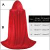 Dreamture Unisex Halloween Costume Cape Hooded Velvet Cloak for Men and Womens view 4