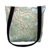 Betsy Drake TY11352THM 16 x 16 in. New Orleans to Calcasieu River Louisiana Nautical Map Tote Bag - Medium view 1