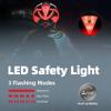 Shinmax Bike Helmet, CPSC/CPC Certificated Bicycle Helmet with Detachable Magnetic Goggles&Led Back Light&Portable Backpack Cycling Helmet Adjustable Mountain Bike Helmet for Adult Men Women SM-T69 view 4