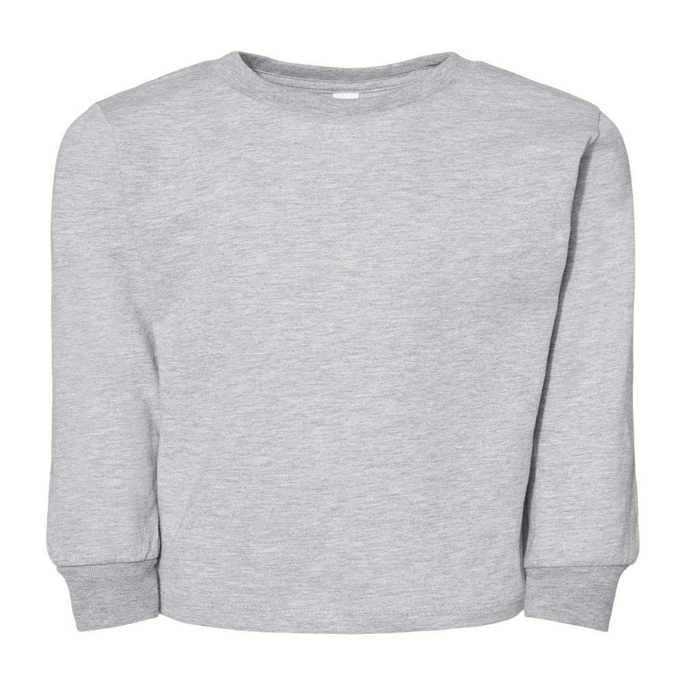 Bella + Canvas Youth Toddler Jersey Long Sleeve T-Shirt 5T ATHLETIC HEATHER