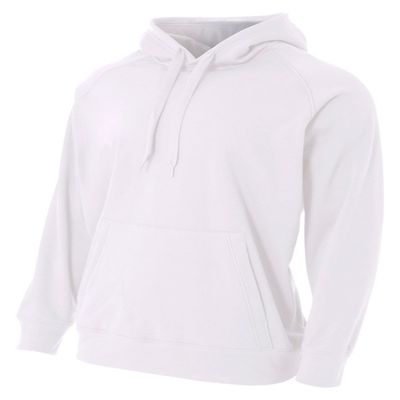 A4 Sportswear Youth Medium White Tech Fleece Hoodie