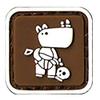 MORTHOME 1" inch PVC Hook and Loop Morale Patch Military Combat Armband Clothing Badge for Jackets Jeans Hat Cap (Brown, Rhino Sniper) view 1