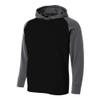 A4 Sportswear Youth Large Black/Graphite Tech Fleece Hoodie view 1