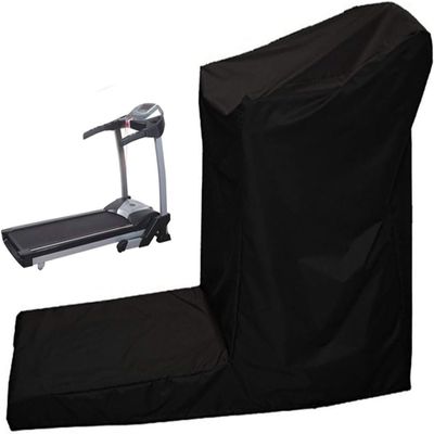 dDanke Black Treadmill Cover Sports Running Machine Protective Folding Cover Dustproof Cover for Outside Rain & Sunshine Resistance (81.1x 37.01 x 66.93 inch)