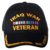 Artisan Owl US Military Iraq War Veteran Ribbon Embroidered Adjustable Baseball Cap (Black) view 1