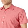 Amazon Essentials Men's Regular-Fit Short-Sleeve Poplin Shirt, Coral Pink White Dots, Medium view 4
