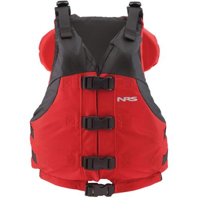 NRS Big Water V Youth Rafting Lifejacket (PFD)-Red-Youth
