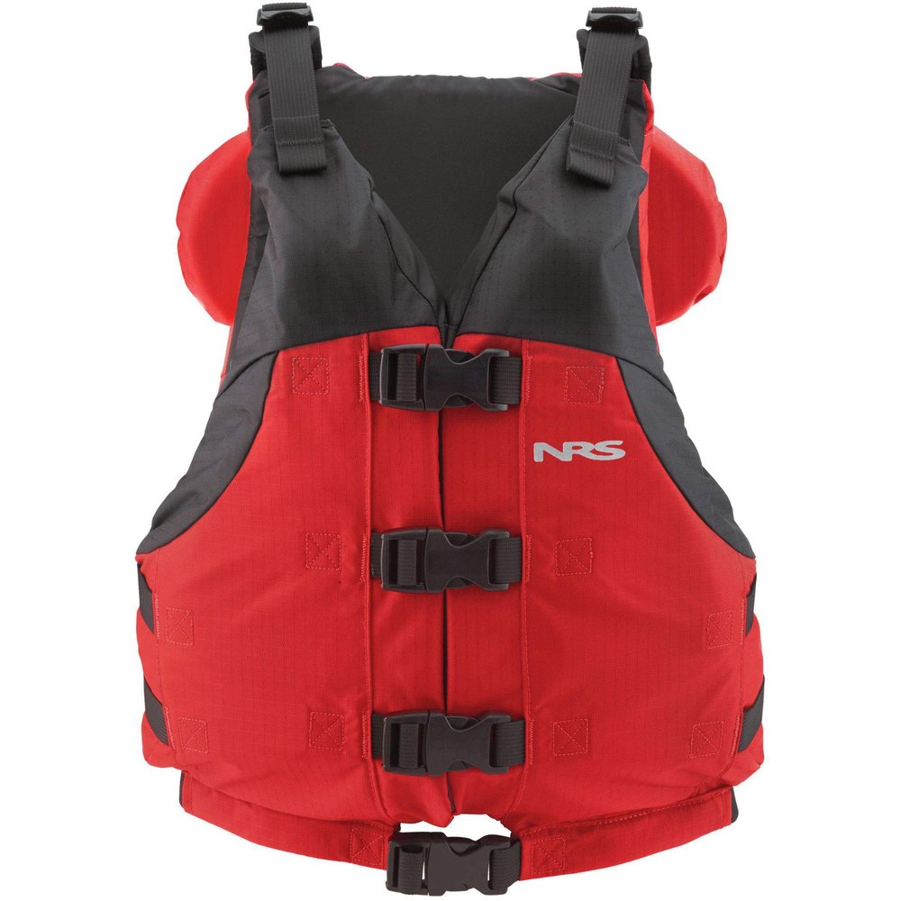 NRS Big Water V Youth Rafting Lifejacket (PFD)-Red-Youth