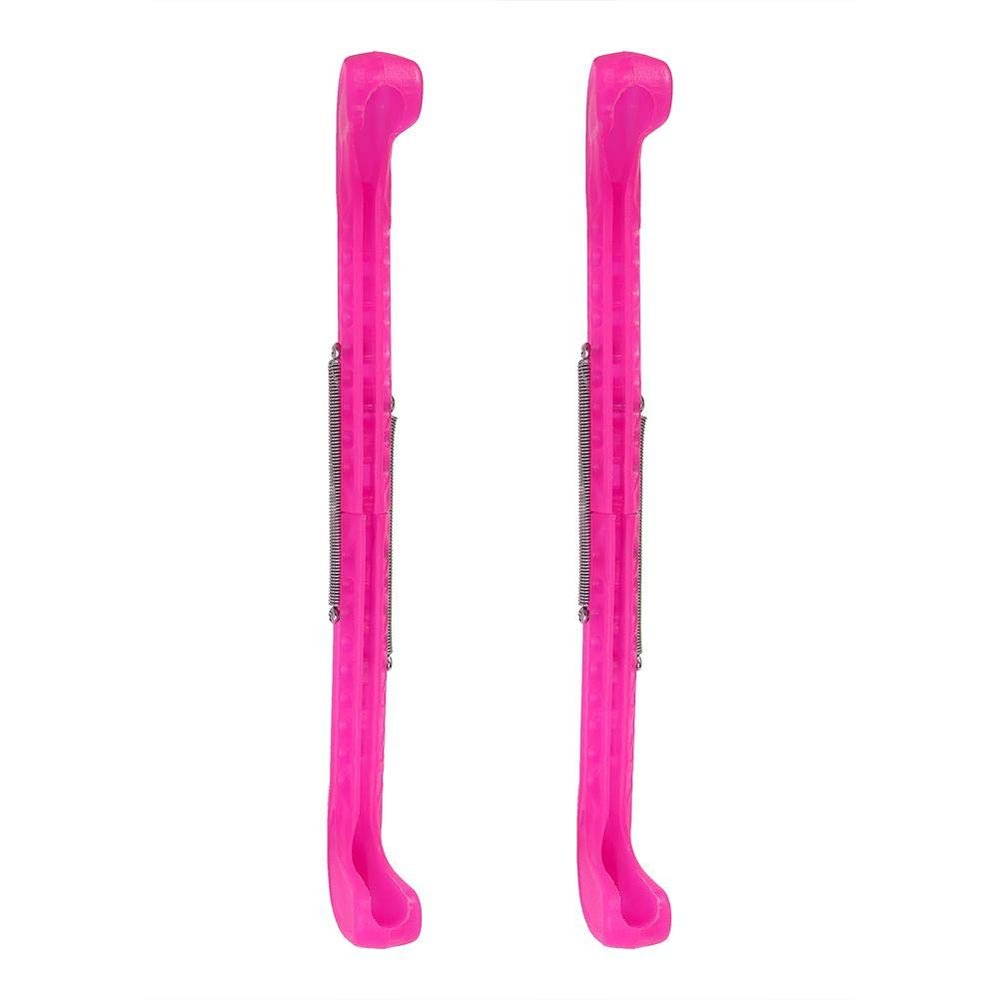 Zerone Figure Ice Skate Guards, 1 Pair Ice Hockey Skate Blade Guards Covers with Adjustable Spring ()