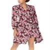 Bar III Handkerchief-Hem Shirtdress Pansy Parade XXL view 1