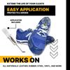 Pro V2 Cleat Toe Protectors for Softball & Baseball Cleats, Liquid Adhesive Shoe Glue, Protection & Repair - Heavy Duty Waterproof Cover & Shoe Protector for Any Size & Style, Covers 2 Toe Caps Royal view 3