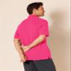 Amazon Essentials Men's Regular-Fit Cotton Pique Polo Shirt (Available in Big & Tall), Hot Pink, X-Small view 3