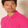 Amazon Essentials Men's Regular-Fit Cotton Pique Polo Shirt (Available in Big & Tall), Hot Pink, X-Small view 4