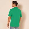 Amazon Essentials Men's Green Polo Shirts Short Sleeve, Slim-Fit Cotton Pique, Small view 3