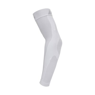 B-Driven Sports Compression Arm Sleeve for Men & Women - Medical Grade 20-30mmHg, Bicep, Forearm, Elbow Support, Lymphedema, Baseball, Basketball, Tennis, Work, Weightlifting - White 3X-Large 1pc