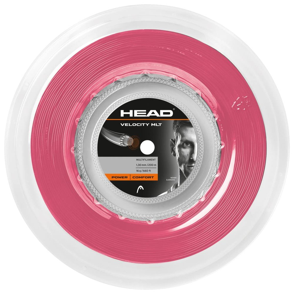 Head Unisex - Adult Velocity Mlt Roll Tennis String, Unisex- Adults, 281414-17 PK, Pink, 17
