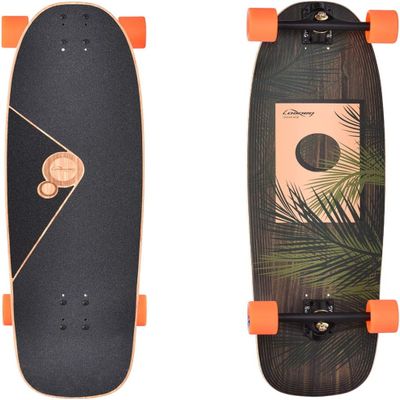 Loaded Boards Omakase Bamboo Longboard Skateboard Complete (Palm, 80a Stimulus)
