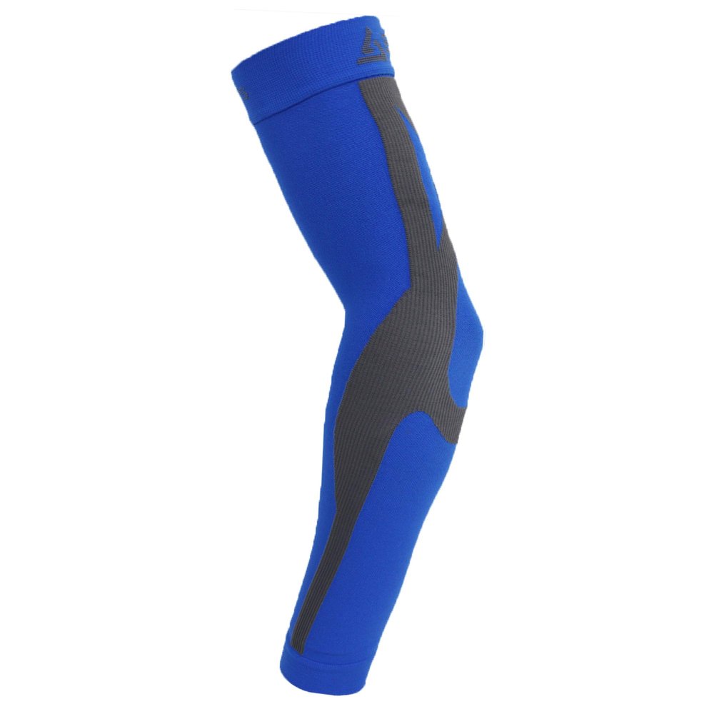 B-Driven Sports Compression Arm Sleeve for Men & Women - Medical Grade 20-30mmHg, Bicep, Forearm, Elbow Support, Lymphedema, Baseball, Basketball, Tennis, Work, Weightlifting - Blue X-Large 1pc
