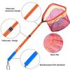 Fishing Net & Minnow Net - 11.4" Net Depth, 30" Extendable Handle (Orange - 1 pack) view 3