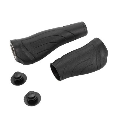 Bike Grips, Rubber Short Long Mountain Folding Bike Handlebar Bar Grips for