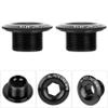 Alomejor cycling crank nuts,3Pcs 18mm Aluminum Alloy Black,track bike crank set, lightweight fastening for bicycle mechanics track cyclists urban commuters view 4