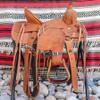 13" High Back Roughout Leather Youth Western Saddle view 2