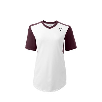 EvoShield Women's E810 V-Neck Pullover Jersey, Maroon - X-Large