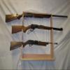 oakwoodgunracks.com 3 Gun Rack for Wall, Mantle, or Trade Show view 2