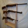 oakwoodgunracks.com 3 Gun Rack for Wall, Mantle, or Trade Show view 3