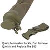 AOUTACC Tactical Molle Ammo Storage Pouch, Foldable Airsoft Belt Pouch Bag Case for Hunting Slingshot Balls Pellets Airsoft BBS Bag (OD) view 4