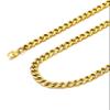 6mm 316L Stainless Steel Miami Cuban Chains Necklaces Hip Hop Punk Jewelry 18K Gold Plated Curb Cuban Link Chain Necklace for Men & Women 20 inches view 1