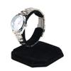 ARTSOTRE 2 Pack C-Type Velvet Wrist Watch Showcase Display Stand, Jewelry Bracelet Bangle Holder Organizer (Black) view 2