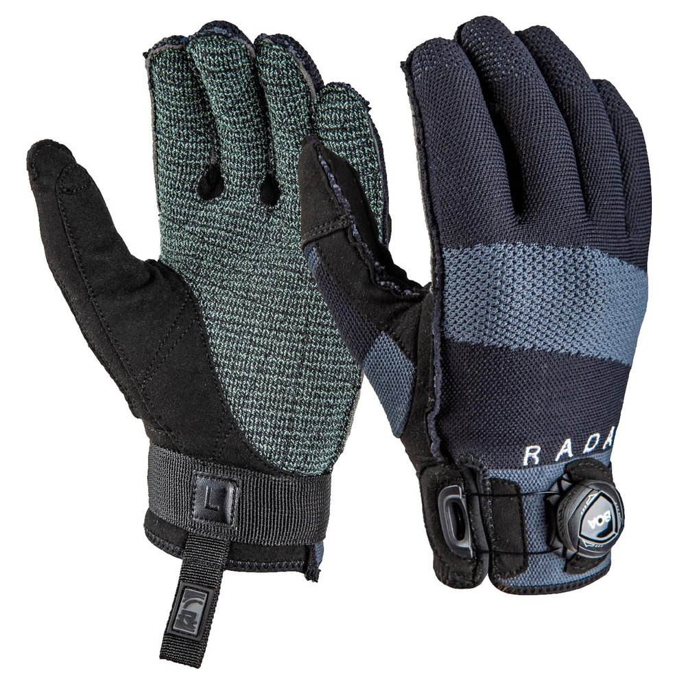 Radar Engineer BOA Inside-Out Waterski Glove - Black/Grey - XL