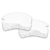 Puzzley Mirror Polarized Replacement Lenses for Oakley Flak 2.0 XL OO9188 Sunglasses - Clear Non Polarized view 1