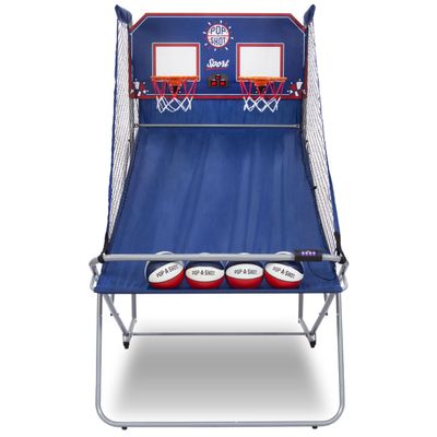 Pop-A-Shot - Dual Shot Sport | Arcade Basketball Game for Home | Paddle Scoring Hoop, 10 Game Modes, 4 Balls | Foldable for Easy Storage | Fun for All Players