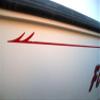 BOSTON WHALER OEM Harpoon Hull Logo Set - RED view 1