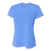 A4 Sportswear Ladies Medium Electric Blue Birdseye Mesh Tee view 1